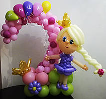 Цифра два з куль для маленької принцеси