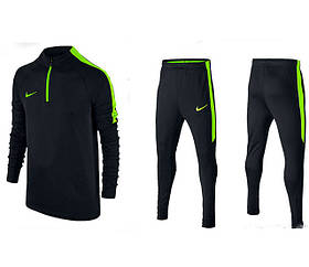 Тренувальний костюм Nike Strike 2017 black/light green