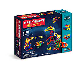 Магнітний конструктор "Дизайнер" 62 Magformers Magnetic Designer Set