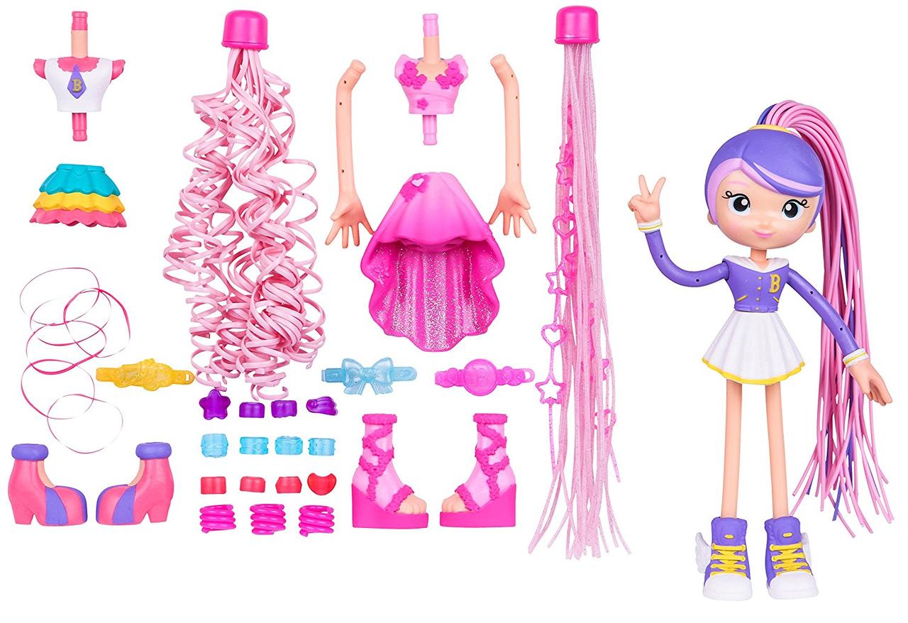 Лялька-конструктор Betty Spaghetty Everywhere Hair School Fashion Бетті Спагеті Школярка 59001