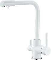 Змішувач кухонний для питної води білий глянець Blue Water Amanda, фото 1
