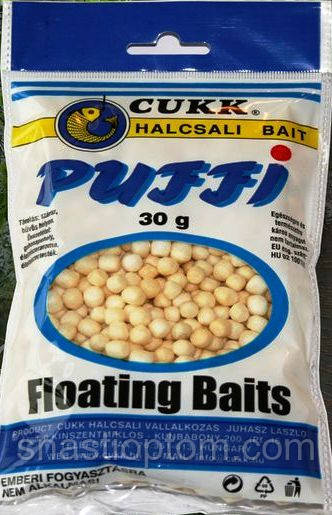 Повітряне тісто для рибалки Cukk, Натур (білий), міні, 30гр.