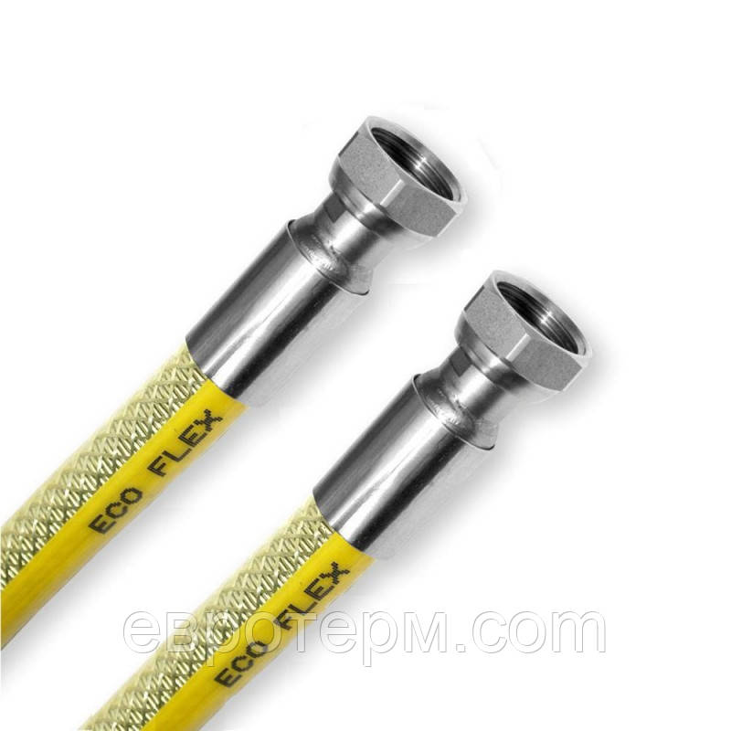 Шланг для підведення газу Eco-Flex Газ/Євро 1/2 ВВ 100 см