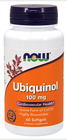 Убихинол коэнзим Now Foods Ubiquinol coq10 100mg 60 sgels