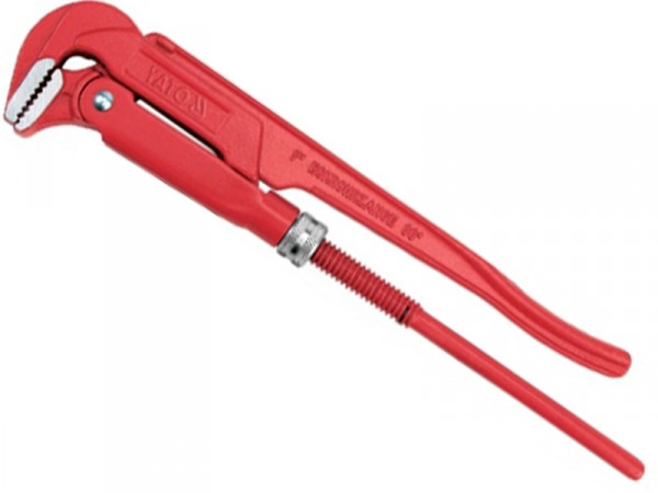 Ключ трубний важільний 2" губки 90° YATO, 560 мм