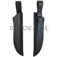 Шкіряний чохол з тисненням №1 (чорний)