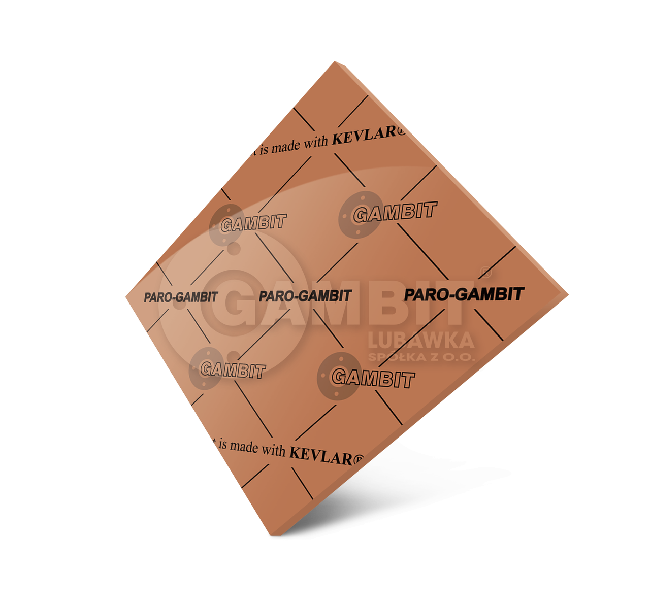 Пароніт безазбестовий PARO-Gambit (пароніт для середовища пар)
