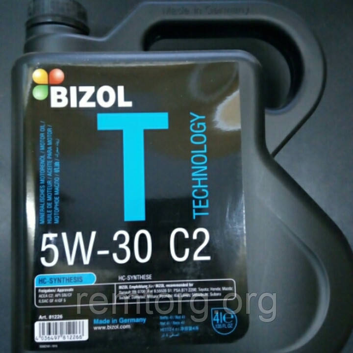 Олива моторна BIZOL Technology 5W-30 C2 4l