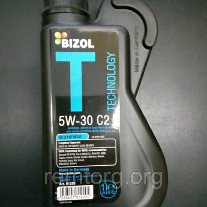 Олива моторна BIZOL Technology 5W-30 C2 1l