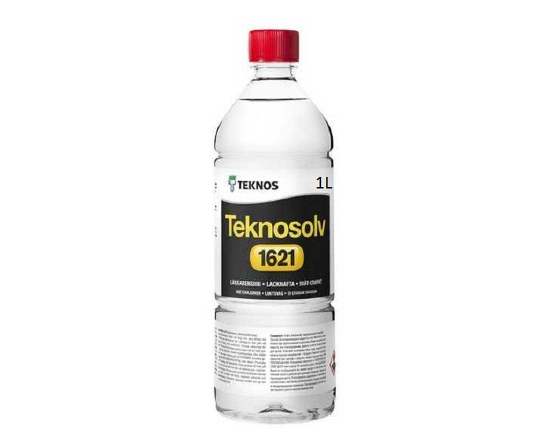 Растворитель уайт-спирит TEKNOS TEKNOSOLV 1621 для алкидных и масляных материалов 1л - фото 2 - id-p265624729