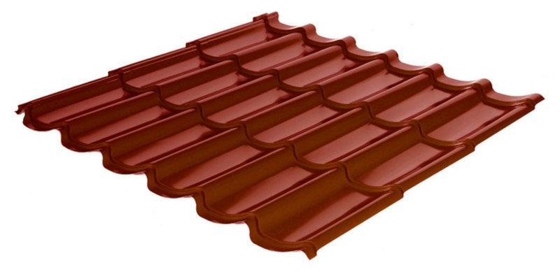 Металочерепиця RAUNI RAL 3011 (червона) PE 0,45 STANDART метал Китай