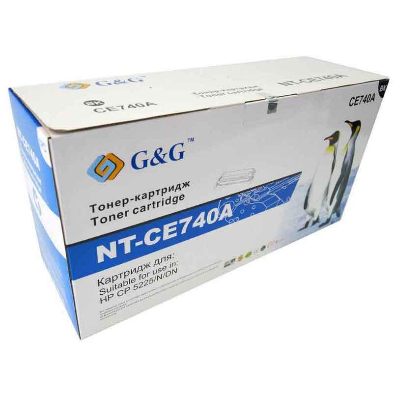 Картридж аналог HP CE740A Black для HP CP5225 (G&G NT-CE740A)