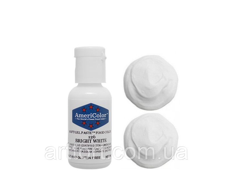 Фарба AmeriColor Bright White, Яскраво-білий 21 г