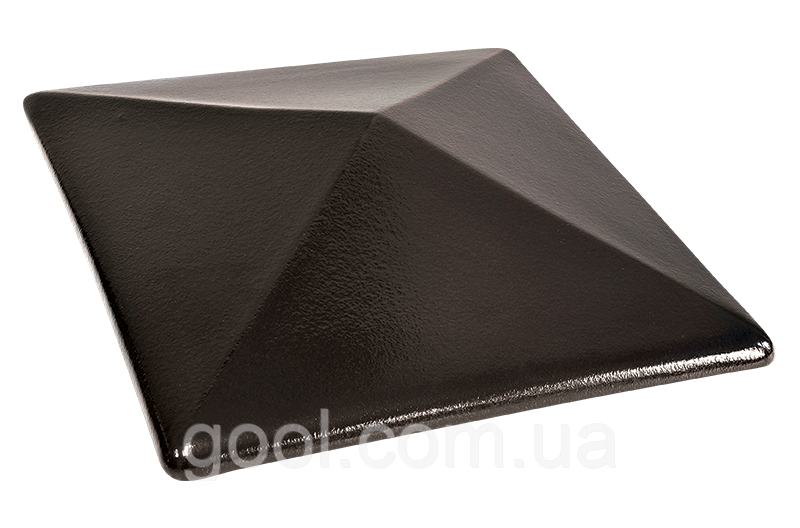 Ковпак керамічний клинерний King Klinker колір Volcanic black розмір 310х310х80 мм