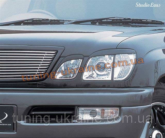 Реснички на фары для Lexus LX 470 1998-2007 - фото 1 - id-p578436464