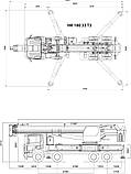 Телескопічний гідравлічний автокран Hidrokon (Гидрокон) HK 180 33 T3, фото 4