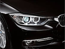 Маска для ксенонових лінз 3.0": BMW F-Style G137-CREE White зі світлодіодними Ангельськими очима LED CREE, фото 5