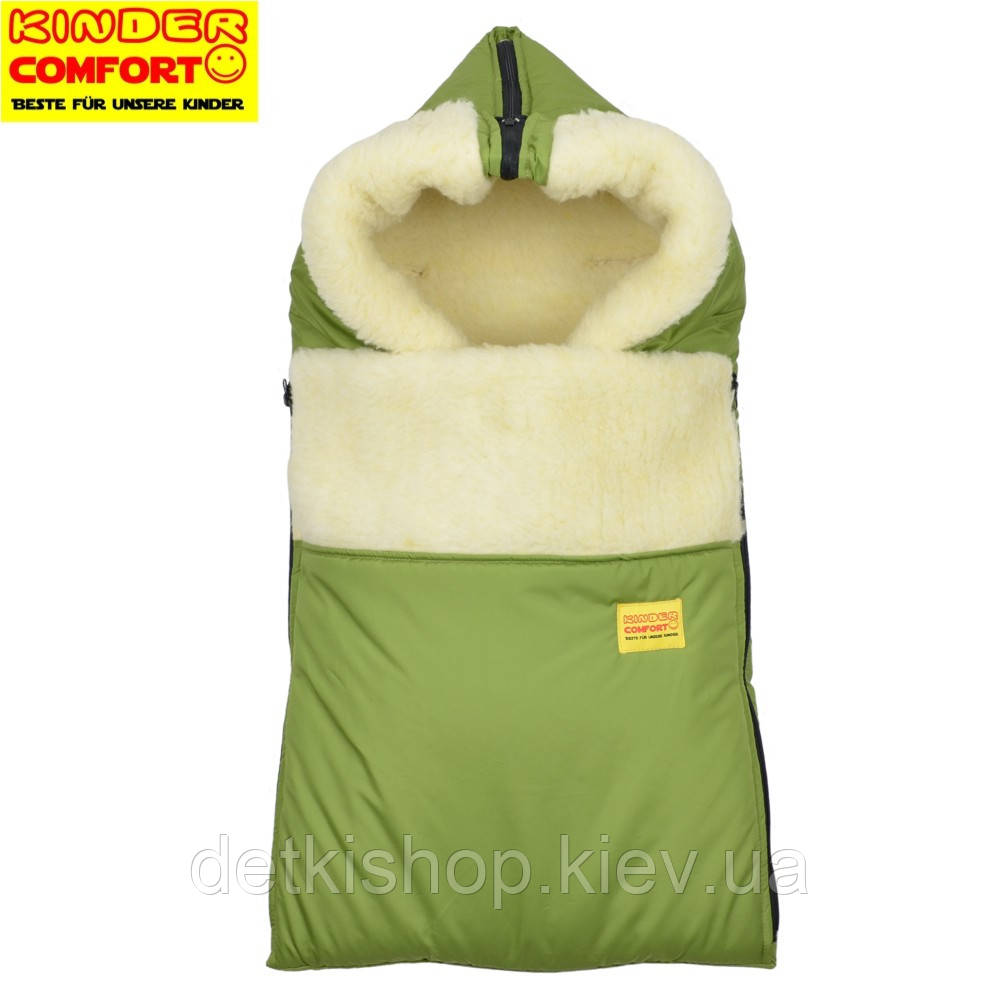 Конверт на овчині Kinder Comfort Grand Khaki (хакі)