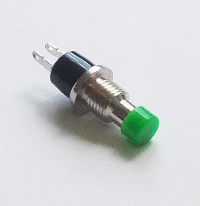 Кнопка PBS-105 зелена без фіксації (Нормально розомкнута), фото 1
