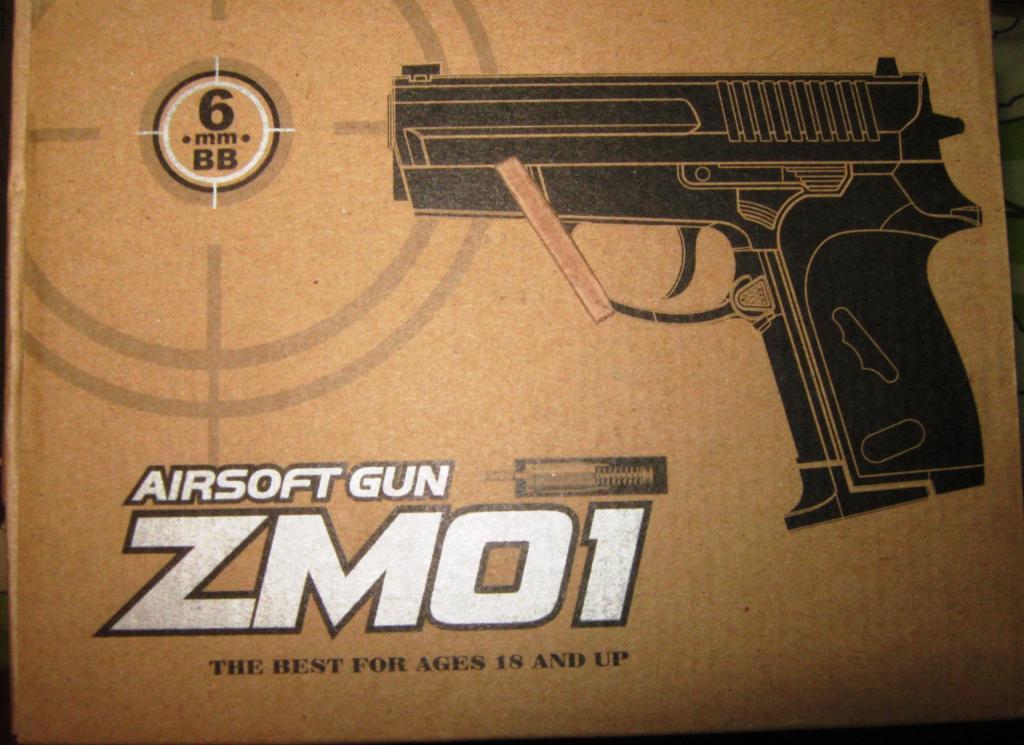 Пістолет іграшковий металевий ZM01