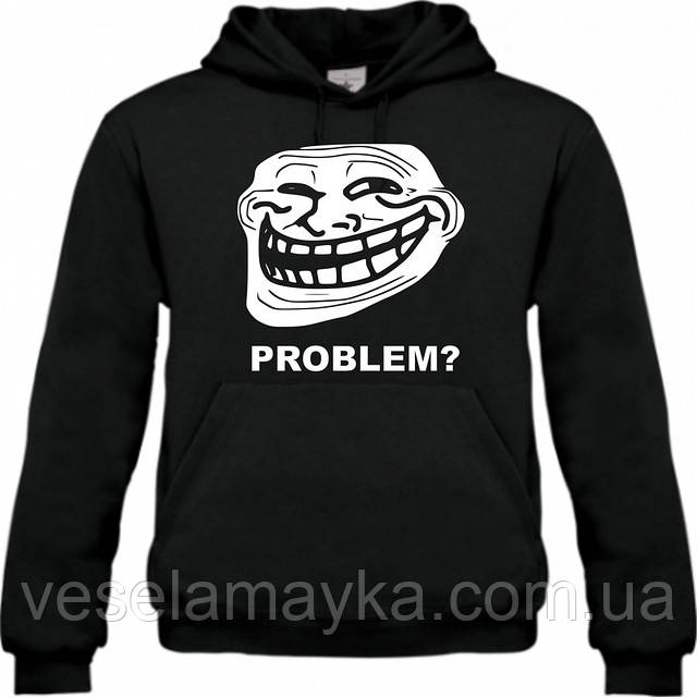 Пусер "Троллфейс". Кофта з капюшоном trollface. , фото 1