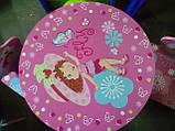 Дитячий столик зі стільчиками Fey J 002-274 «Дівчинка» круглий київ, фото 3