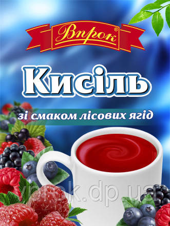 Кисіль лісова ягода 65 г ТМ "Впрок"