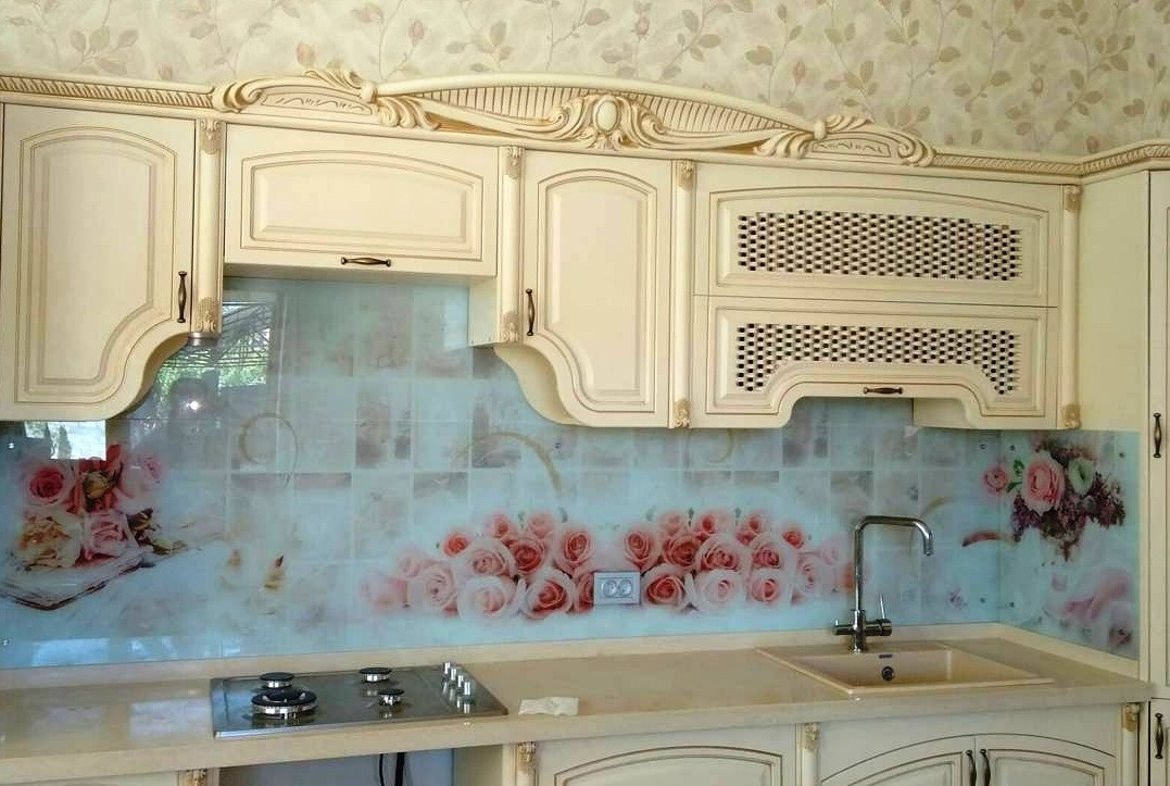 Скіналі із зображенням букета троянд, фото 1