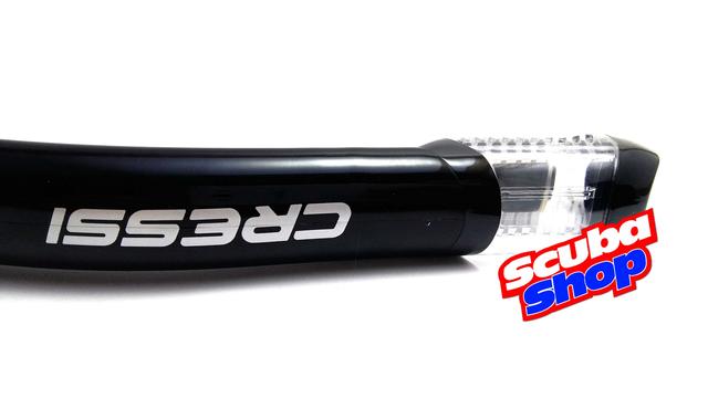 Трубка Cressi-Sub Tao Dry Black для підводного плавання
