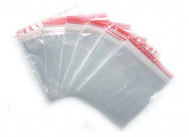 Пакети ПЕ LD з замком zipp (поліетиленові,прозорі )100мк