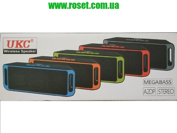 Портативна Bluetooth колонка UKS Wireless Speaker Megabass A2DP Stereo SC-208