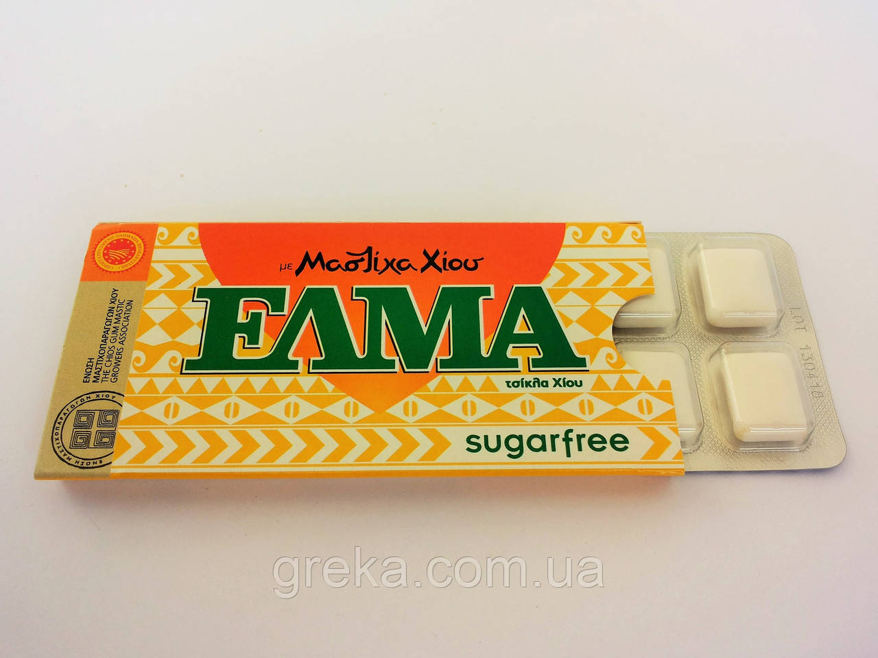 Жувальна гумка з мастикою Хіос, sugar free blister