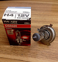 Автомобільна лампа Osram Super H4 12V 60/55W