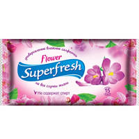 Вологі серветки SuperFresh 15 шт.