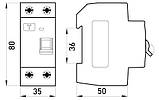 УЗО е. rccb.stand.2.16.30 2р, 16А, 30мА пристрій захисного відключення E. NEXT, фото 3
