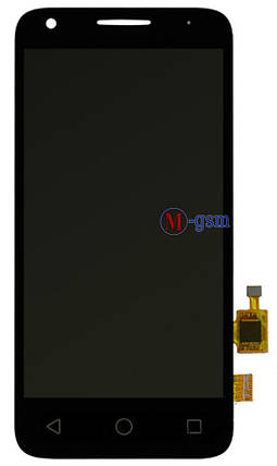 LCD модуль Alcatel 4027D чорний, фото 2