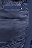 Чоловіча зимова куртка (великого розміру), синього кольору., фото 5