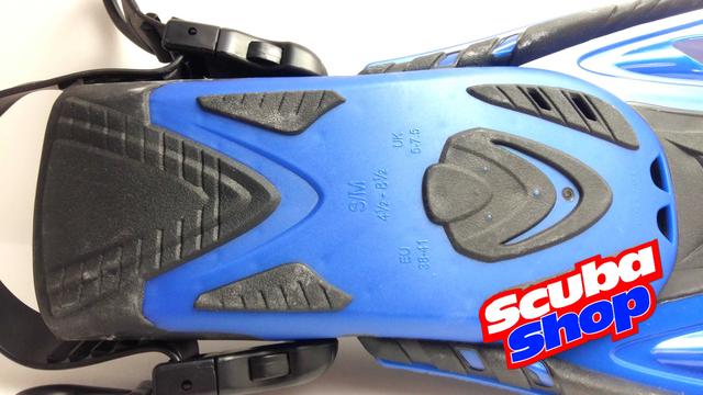 Ласти з відкритою п'ятою PL-451, розміри S - M(38-41), L-XL(42-45)