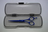 Ножницы для стрижки волос в футляре YRE 5,5 голубые