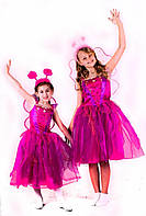 Бабочка розовая №3 прокат карнавального костюма