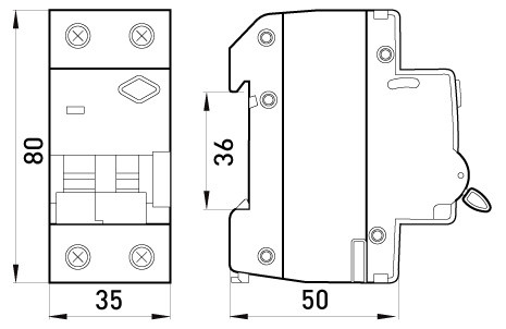 Диф.автомат e.industrial.elcb.2.16.30 2р 16А 30мА E.NEXT, 3499 - фото 2 - id-p578812748