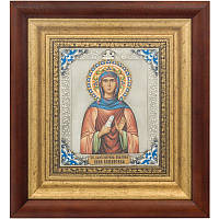 Икона из серебра "Святая благоверная княгиня Анна Кашинская" 310х280мм
