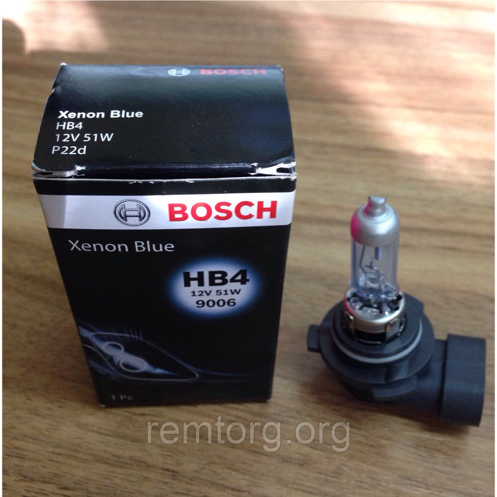 Автомобільна лампа BOSCH Xenon Blue HB4 12V 51W 9006, 1 987 302 155