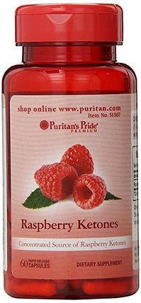 Жироспалювач Puritan's Pride Raspberry Ketones 100 mg 60 Capsules, фото 1