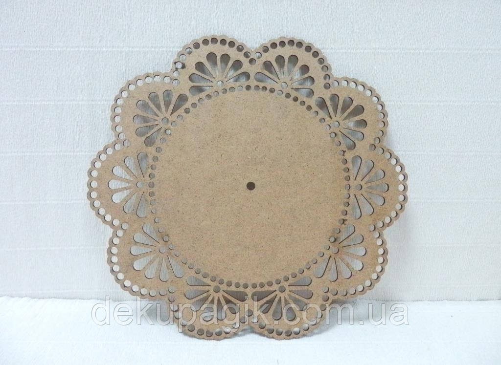Заготівля для годин Мереживна серветка ,30см., фото 1