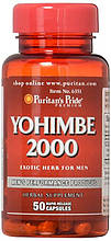 Йохімбін, Puritan's Pride Yohimbe 2000 mg Capsules 50