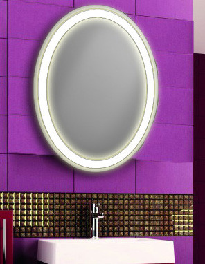 Дзеркало з LED підсвічуванням настінне 600х800мм d-57, дзеркало з підсвіткою