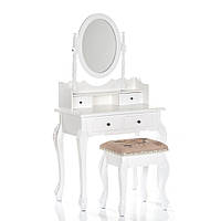 Туалетний столик білий + стілець