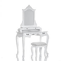 Туалетний столик білий + стілець