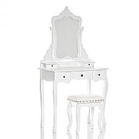 Туалетний столик білий + стілець